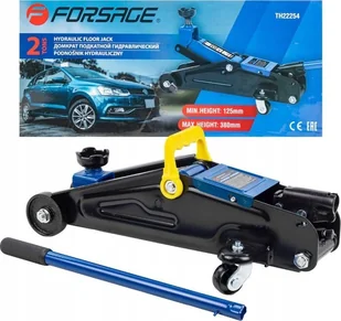 Forsage Podnośnik warsztatowy hydrauliczny 2t h min 125mm, h max 380mm - Podnośniki - miniaturka - grafika 1