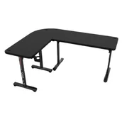 Biurka gamingowe - Cobra CR4552BK 154cm Czarny - miniaturka - grafika 1