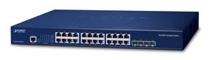 PLANET Layer 3 24-Port 10/100/1000T Zarządzany L3 Gigabit Ethernet - Switche - miniaturka - grafika 1