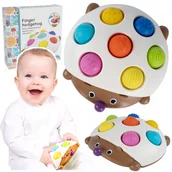 Zabawki interaktywne dla dzieci - Zabawka Sensoryczna Kolorowy Jeżyk Popit Antystresowa Zabawka Dla Dzieci Z935 - miniaturka - grafika 1