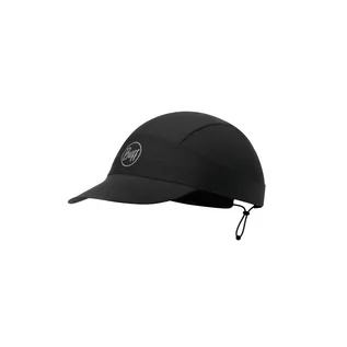 Czapki męskie - Czapka z daszkiem Buff Pack Run Cap r-solid black - L/XL - grafika 1