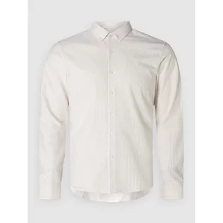 Koszule męskie - Koszula biznesowa o kroju slim fit z tkaniny Oxford - CK Calvin Klein - grafika 1
