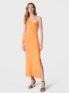 Sukienki - Seafolly Sukienka letnia One 54922-KN Pomarańczowy Slim Fit - grafika 1