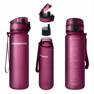 Butelki filtrujące - Butelka filtrująca Aquaphor City Bordowa 0,5L z filtrem w zestawie - miniaturka - grafika 1