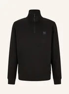 Bluzy męskie - Boss Bluza Z Kapturem Zetrust schwarz - BOSS - miniaturka - grafika 1