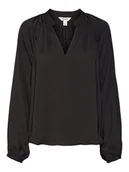 Bluzki damskie - Vero Moda Bluzka w kolorze czarnym - miniaturka - grafika 1