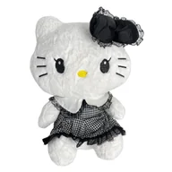 Maskotki i pluszaki - Maskotka Pluszowa Pluszak Hello Kitty Czarna Sukienka 40cm - miniaturka - grafika 1