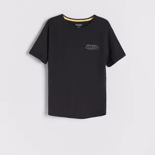 Koszulki dla chłopców - Reserved - T-shirt oversize Naruto - Czarny - grafika 1