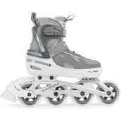 Rolki - Blackwheels Flex Pro rekreacyjne regulowane szare r. 35-38 - miniaturka - grafika 1