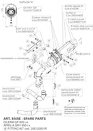 Części motocyklowe - Tłumik końcowy, część zamienna, zestaw LeoVince, osłona tłumika, układ wydechowy, 370 mm, prawa - miniaturka - grafika 1