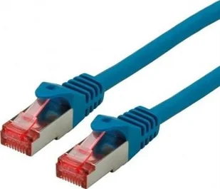 Roline ROLINE S/FTP Patchcord Cat.6 Component Level, LSOH, niebieski, 5.0 m - Patchcordy - miniaturka - grafika 1