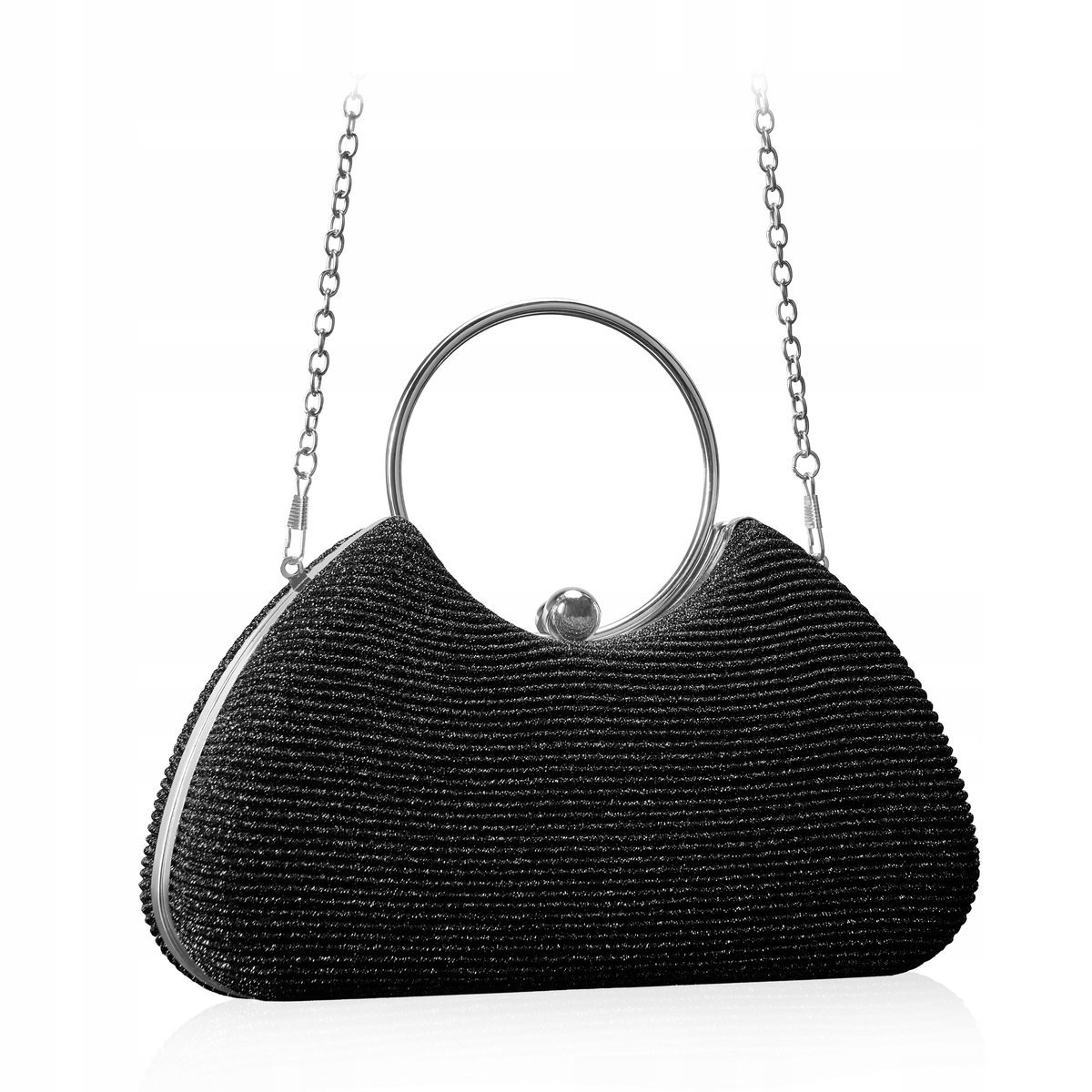 Betlewski Brokatowa torebka wizytowa z rączką TWINKLE