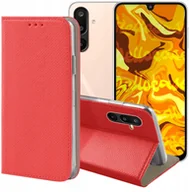 Etui i futerały do telefonów - ETUI Z KLAPKĄ DO SAMSUNG GALAXY M16 CZERWONE ZAMYKANE MAGNETYCZNE KABURA - miniaturka - grafika 1