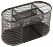 Przyborniki na biurko - TIERRA Przybornik siatkowy wielofunkcyjny 5A czarny SPW5A/CZ - miniaturka - grafika 1