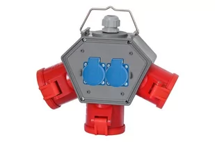 Rozdzielnia Polybox gniazda 3x16A 5p, 2x230V - Bezpieczniki elektryczne - miniaturka - grafika 1