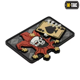 M-Tac - Naszywka Morale Patch - Joker Skull 3D PVC - Czarny - 51120000 - Odzież taktyczna i umundurowanie - miniaturka - grafika 2