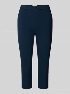 Spodnie capri z wpuszczanymi kieszeniami w stylu francuskim model ‘Solvej’ - Spodnie damskie - miniaturka - grafika 1