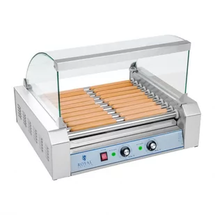 Royal Catering Grill rolkowy - 11 rolek - stal nierdzewna RCHG-11E RCHG-11E - Piece, kotły  i płyty grzejne gastronomiczne - miniaturka - grafika 1