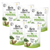 Przysmaki dla psów - Przysmak dla psa BRIT CARE Dog Functional Snack Mineral Ham for Puppies 5 x 150 g - miniaturka - grafika 1