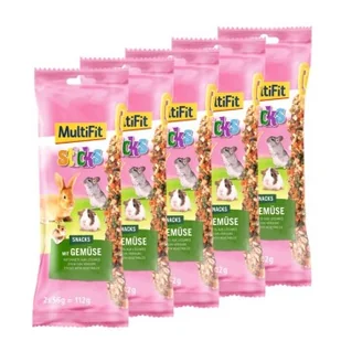 MultiFit Sticks 5 x 2 pałeczki z warzywami - Karma dla gryzoni - miniaturka - grafika 1