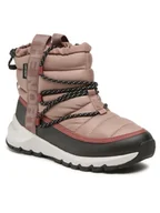 Śniegowce damskie - The North Face Śniegowce Thermoball Lace Up Wp NF0A5LWD7T41-050 Brązowy - miniaturka - grafika 1