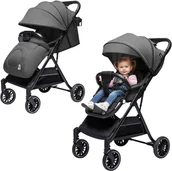 Wózki dziecięce - WÓZEK DZIECIĘCY SPACERÓWKA ORSETTO AURORA SZARY - miniaturka - grafika 1