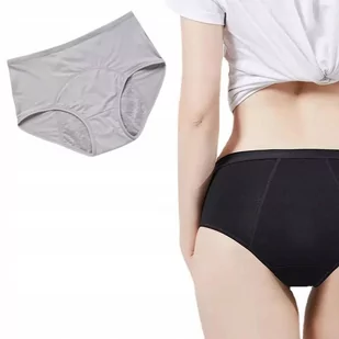 Majtki menstruacyjne nieprzeciekające szare m - Pieluchy dla dorosłych - miniaturka - grafika 1