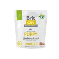 Sucha karma dla psów - Brit Care Dog Sustainable Puppy Chicken Insect 1kg - miniaturka - grafika 1