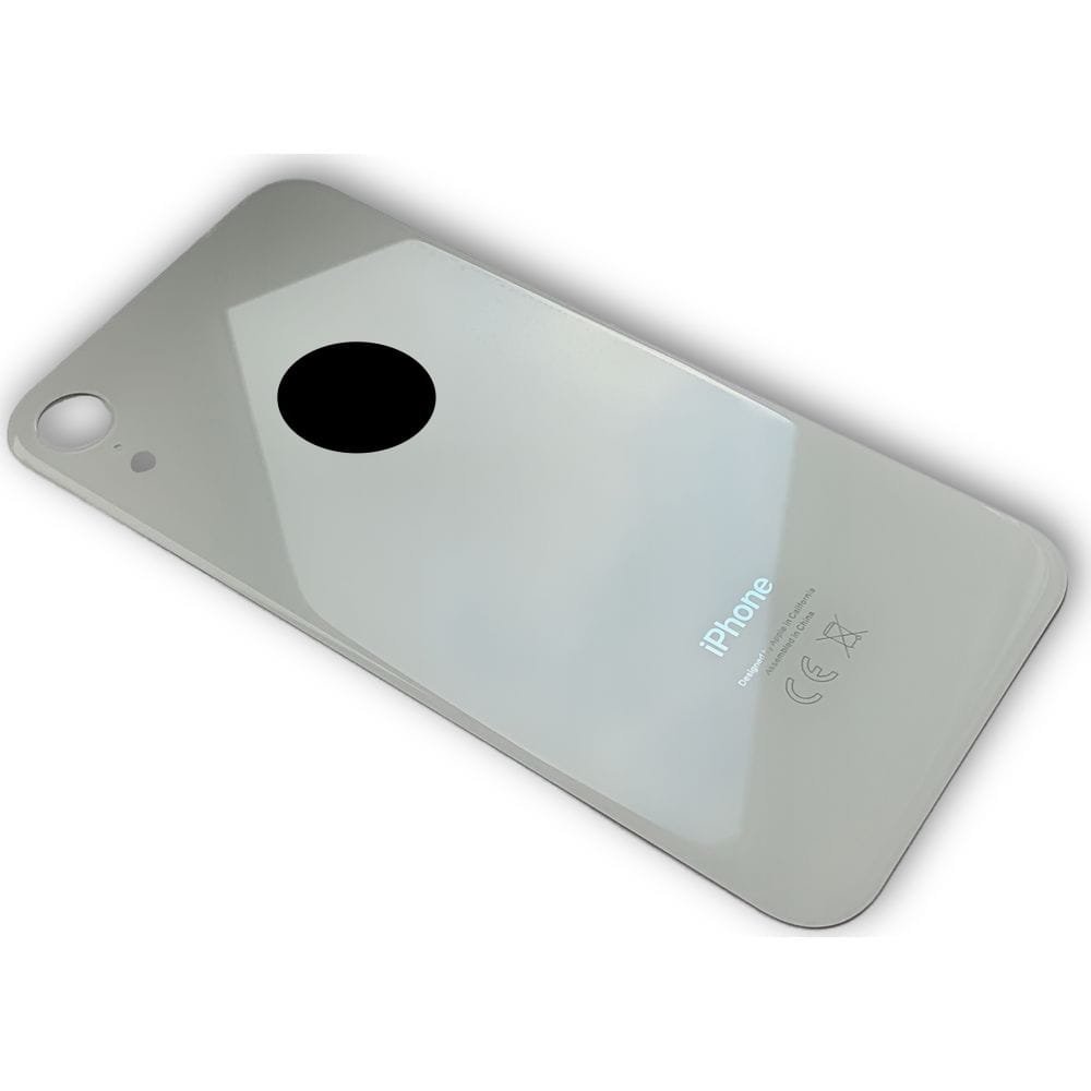 Tylna szyba klapka baterii iPhone XR biała
