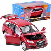 Samochody i pojazdy dla dzieci - Auto Suv Audi Q7 1:32 metalowe autko samochodzik metalowy - miniaturka - grafika 1