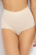 Majtki damskie - Wysokie stringi Mitex FEEL GOOD STRING beige - miniaturka - grafika 1
