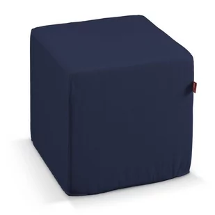 Dekoria Dekoria Pufa kostka granatowy 40 × 40 × 40 cm Quadro 545-136-04 - Pufy i podnóżki - miniaturka - grafika 1