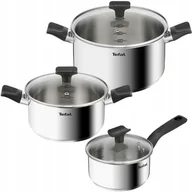 Zestawy garnków i patelni - Zestaw garnków z pokrywkami TEFAL Delicious 6el. - miniaturka - grafika 1