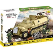 Klocki - Klocki plastikowe COBI Historical Collection World War II Half-Track Sd. Kfz. 251/10 COBI-3130 - miniaturka - grafika 1