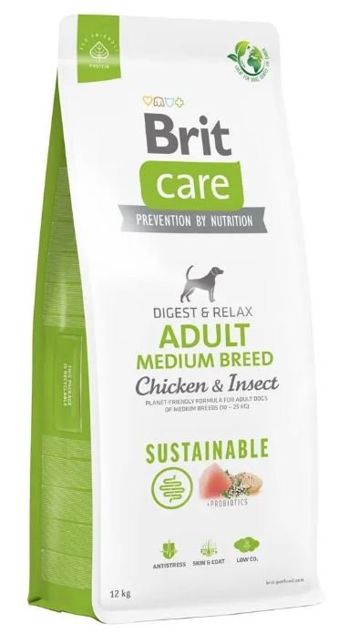 Brit Care Sustainable Adult Med Chicken Insect 12kg