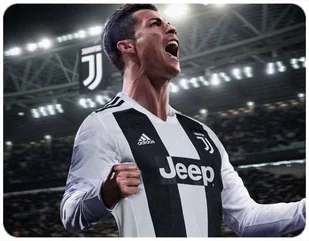 PODKŁADKA POD MYSZKĘ CRISTIANO RONALDO + IMIĘ 23x19CM DO LAPTOPA - Podkładki pod mysz - miniaturka - grafika 1