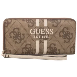 Portfel Laurel II Slg Large Zip Around SWOS74 59146 Latte Logo (GU774-a) Guess - Portfele - miniaturka - grafika 1
