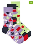 Skarpetki męskie - Happy Socks Skarpety (3 pary) w różnych kolorach - miniaturka - grafika 1