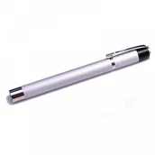 Latarki - GIMA GIMA Latarka diagnostyczna lekarska metalowa Argenta srebrna - miniaturka - grafika 1