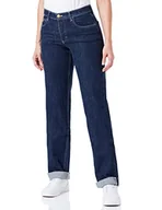 Spodnie damskie - WHITELISTED jeansy damskie jane cuffed, Pierścionki retro, 32W / 31L - miniaturka - grafika 1