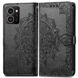 Do Hmd Skyline Portfel Etui Mandala Kwiat Skórzany Pokrowiec Na Telefon Stand View - Szary Czarny - Portfele - miniaturka - grafika 1
