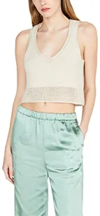 Sisley Womens Tank-TOP 101TMH006 T-shirt, beżowy 14Z, M, beżowy 14Z, M - Koszulki i topy damskie - miniaturka - grafika 1
