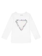 Bluzki damskie - Guess Bluzka K5BI08 J1314 Biały Regular Fit - miniaturka - grafika 1