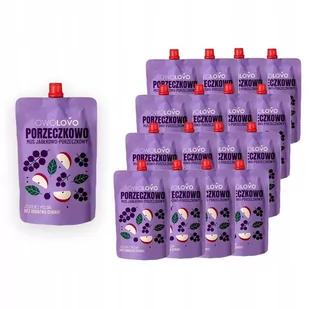 Owolovo Porzeczkowo Mus jabłkowo-porzeczkowy 200 g x 16 sztuk - Koncentraty warzywne, przeciery - miniaturka - grafika 1