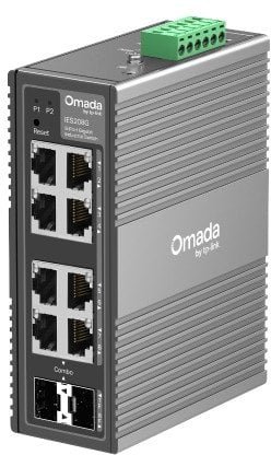 Omada IES208G8-Port Gigabit Industrial Easy Managed Switch IES208G