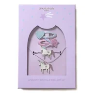 Biżuteria dla dzieci - Rockahula Kids biżuteria dla dziewczynki zestaw 4 el Unicorn - miniaturka - grafika 1