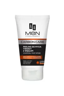 AA AA Men Carbon Care Charcoal Face Scrub peeling do mycia twarzy z węglem 150ml - Kosmetyki do pielęgnacji twarzy męskie - miniaturka - grafika 1