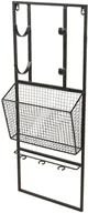 Stojaki na wino - Clayre & Eef Wieszak Na Butelki i Kieliszki w Stylu Industrialnym 5Y0660 - miniaturka - grafika 1