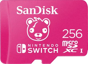 Karta SanDisk Nintendo Switch MicroSDXC 256 GB Class 10 UHS-I/U3 SDSQXAO-256G-GN6ZG - Karty pamięci - miniaturka - grafika 1