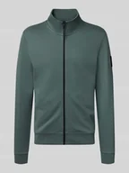 Bluzy męskie - Bluza rozpinana o kroju regular fit z mieszanki bawełny - miniaturka - grafika 1